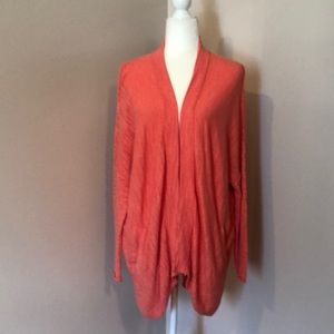 Beautiful Open Front Cardigan Sweater By Caslon